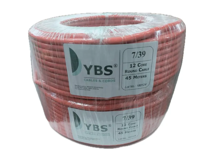 YBS 7/39 12 core display cable coils, 45 metres