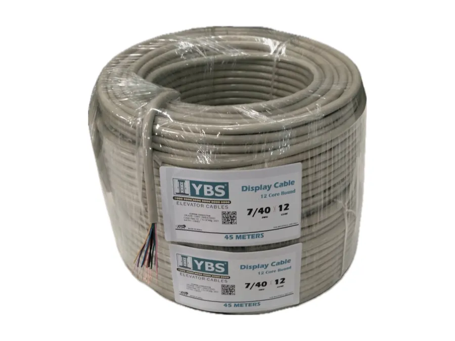 YBS 7/40 12 core display cable coils, 45 metres