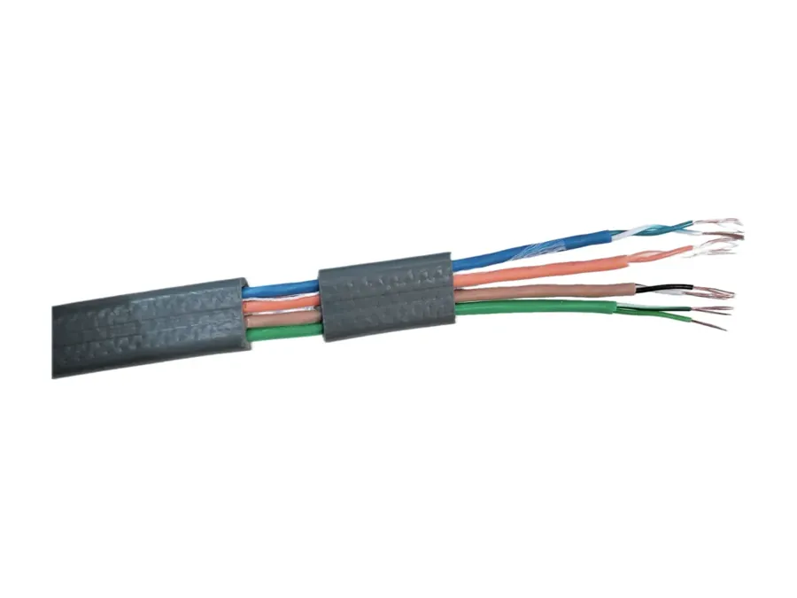 YBS CAT6 elevator travelling cable with twisted pairs exposed