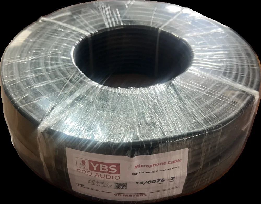 Coil of YBS silver 14/0076 microphone cable