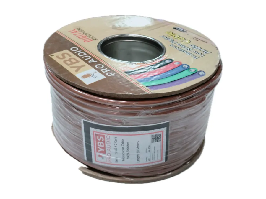 Reel of YBS MC1940 19/40 two core microphone cable