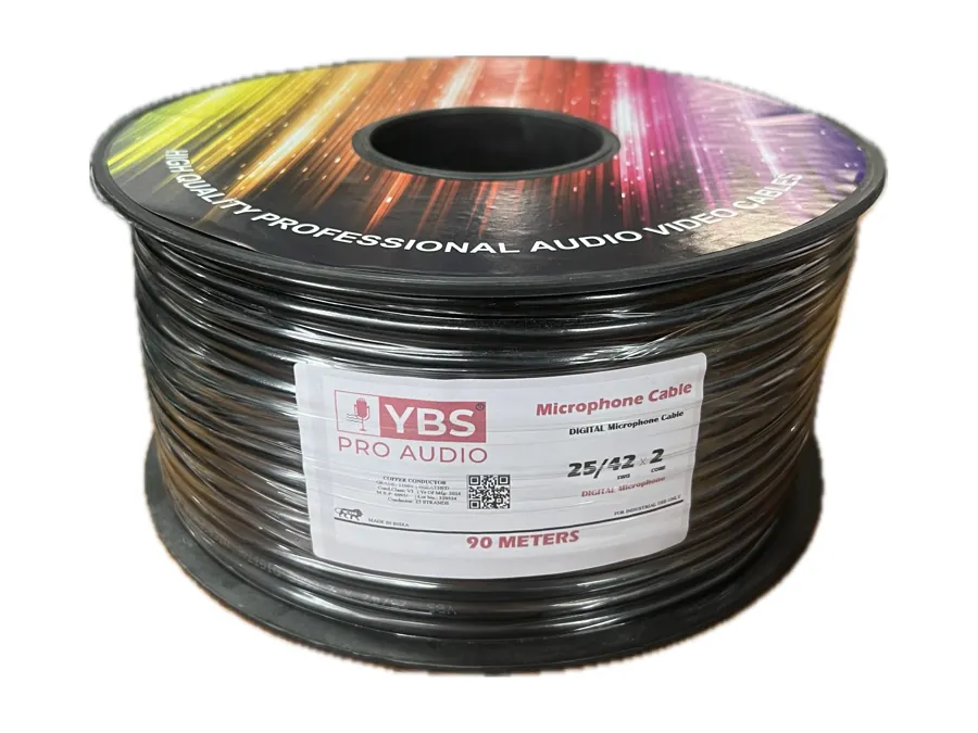 Reel of YBS MC2542 25/42 microphone cable