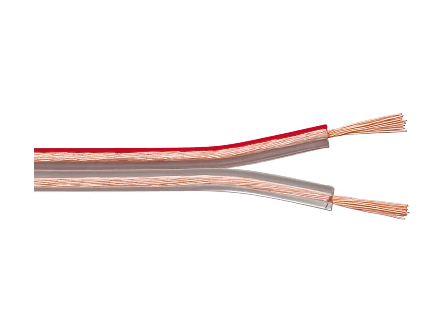 YBS OFC twin speaker cable with stripped copper ends