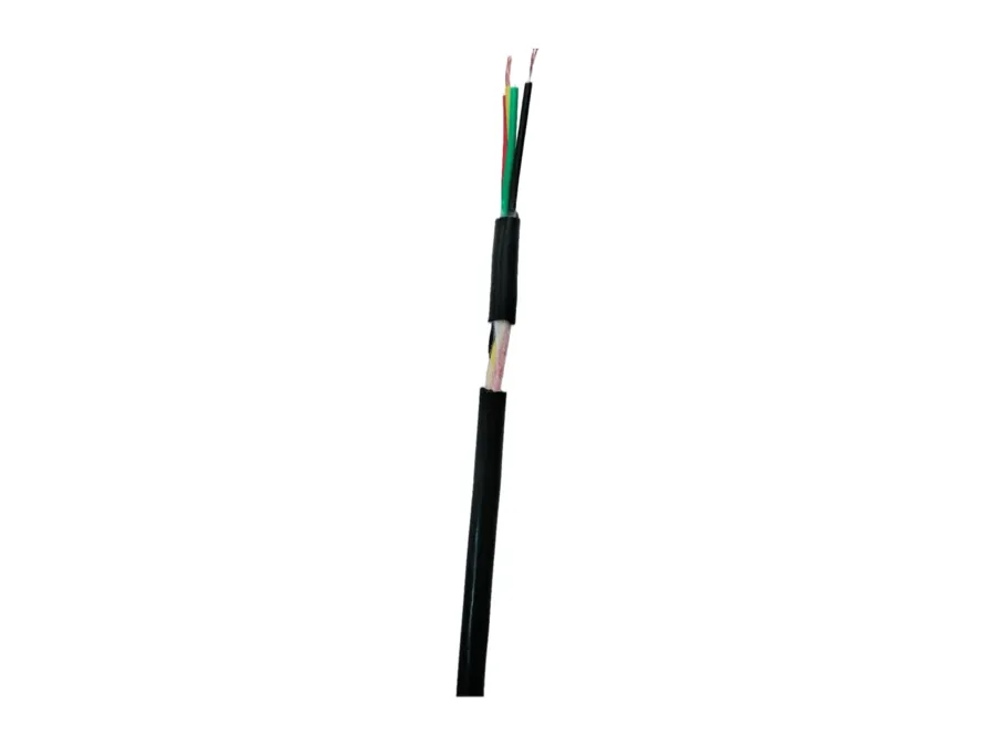 YBS black round 3 core elevator cable