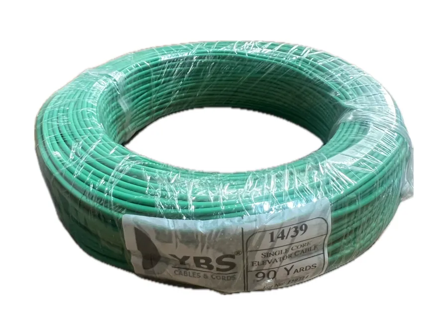 Green coil of YBS 14/39 single core wire
