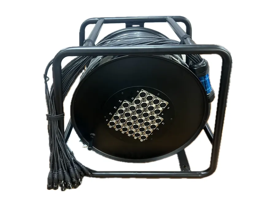 YBS 32 channel snake on a cable drum