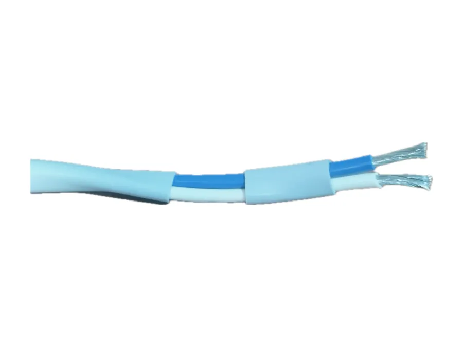 YBS grey installation speaker cable with stripped cores